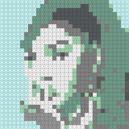 Custom Positions Buildable Brick Art