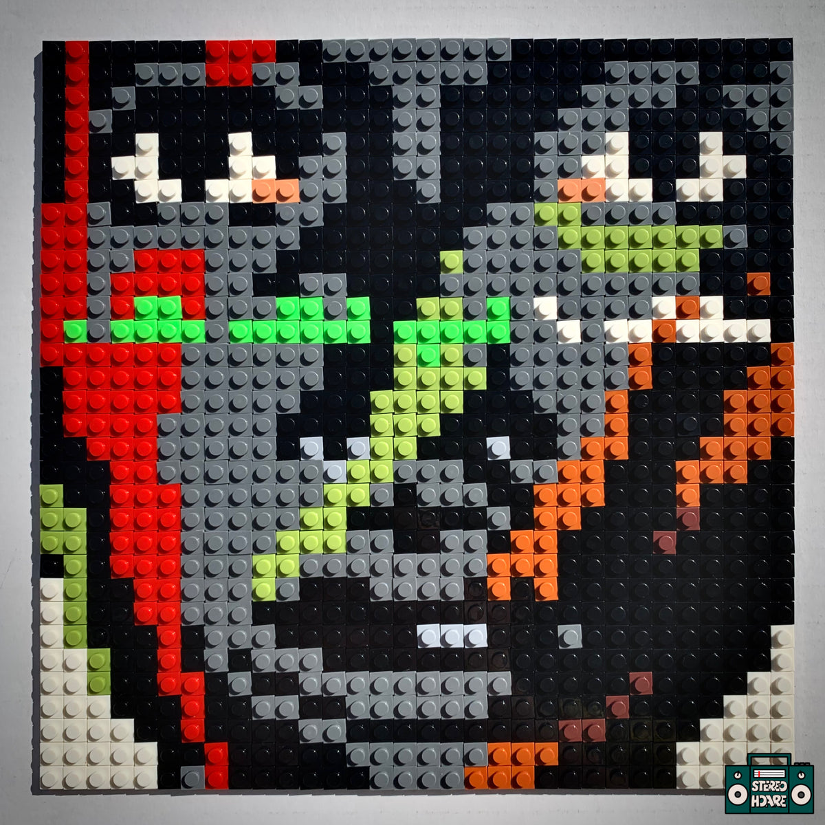 Kick it Buildable Brick Art