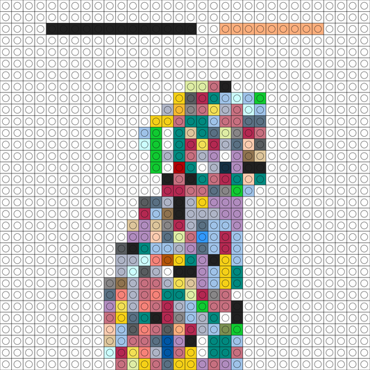 Custom Lungolinea Buildable Brick Art