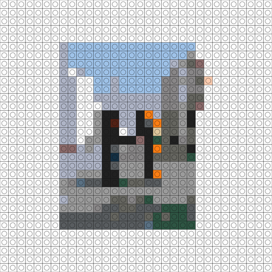 Custom Wish You Were Here Buildable Brick Art