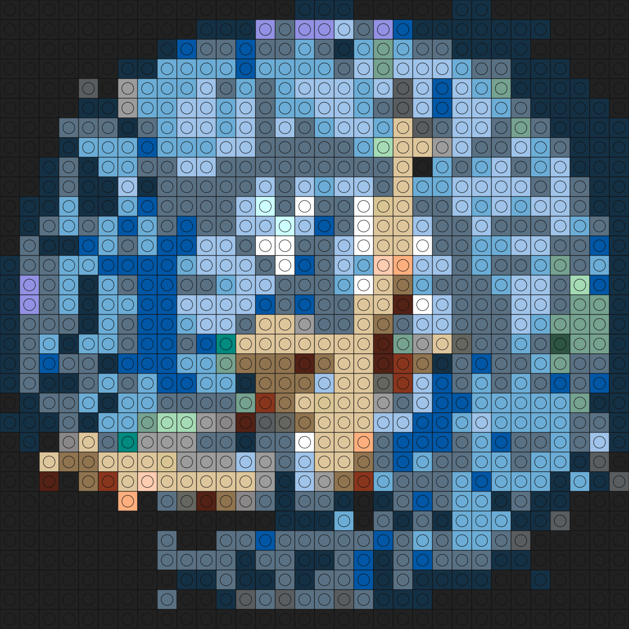 Custom Matter of Time Buildable Brick Art