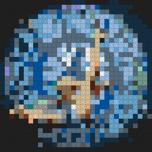 Custom Matter of Time Buildable Brick Art