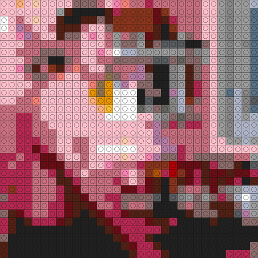 Custom Sweet Boy Buildable Brick Art