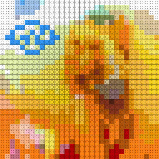 Custom Addison Buildable Brick Art