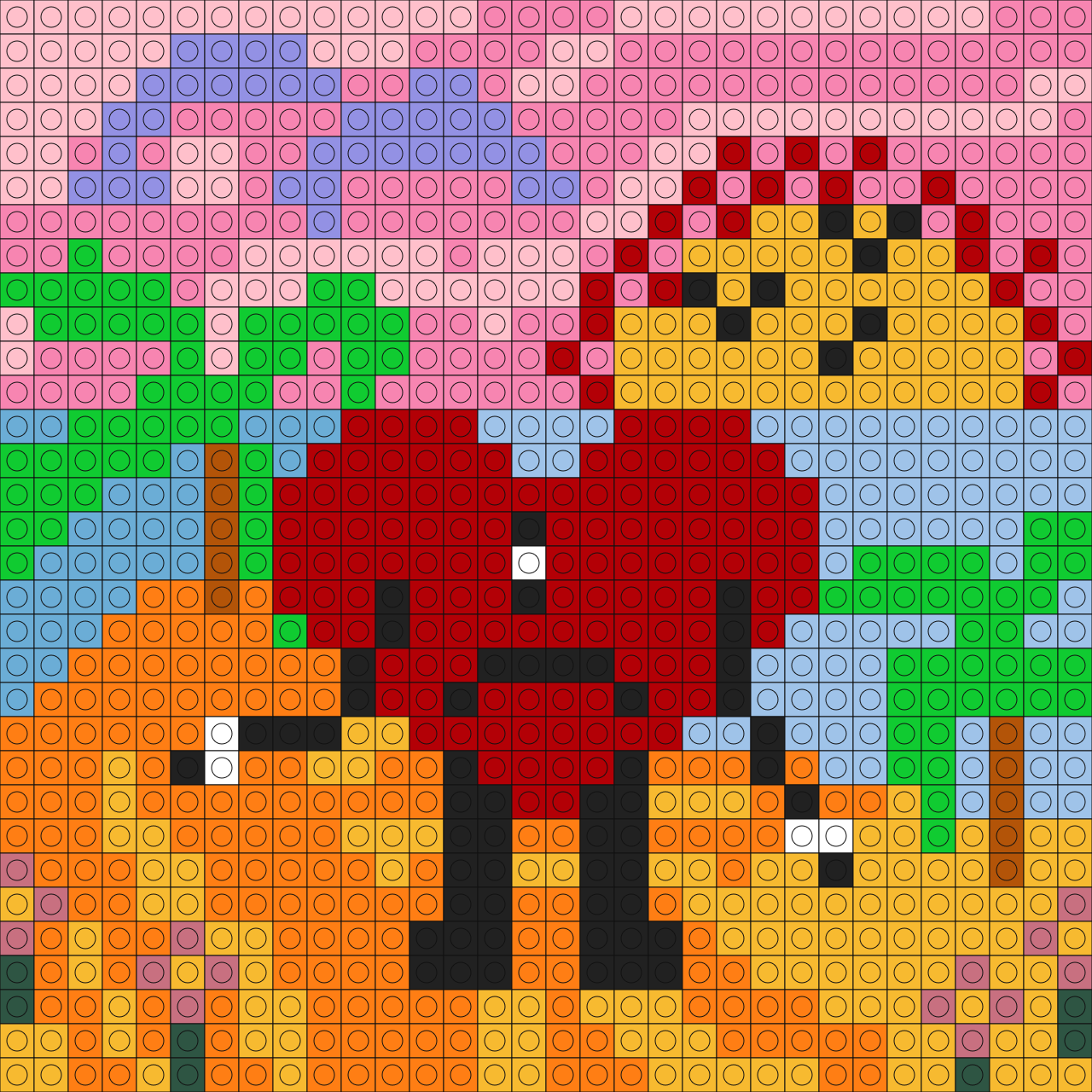 Custom Un Verano Sin Ti Buildable Brick Art