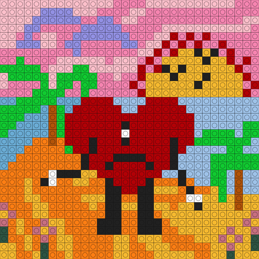 Custom Un Verano Sin Ti Buildable Brick Art