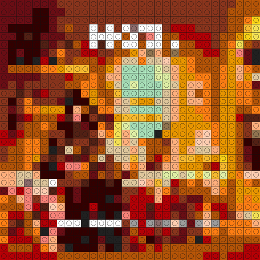 Custom Hurry Up We’re Dreaming Buildable Brick Art