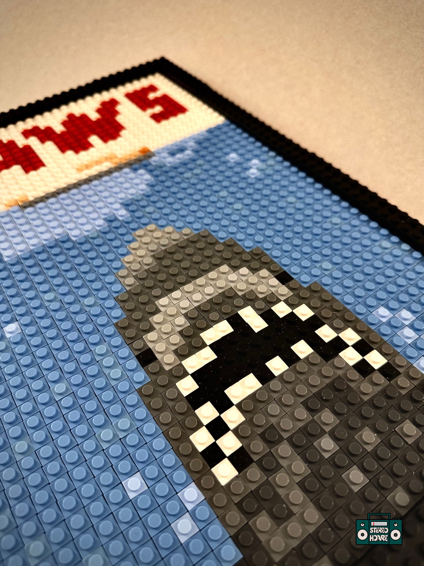Bigger Boat Buildable Brick Art