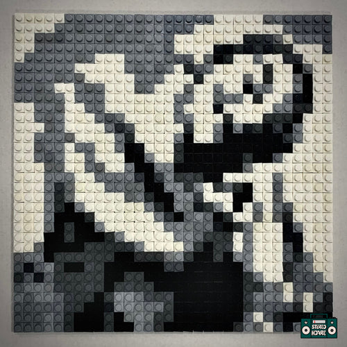 Man I Need Buildable Brick Art