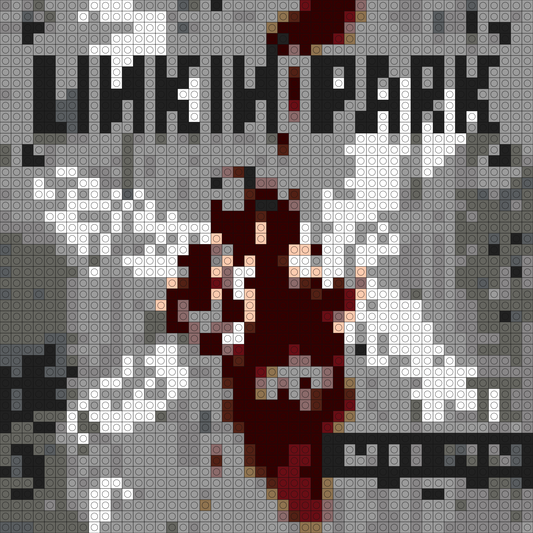 Custom Hybrid Theory 48x48 Buildable Brick Art