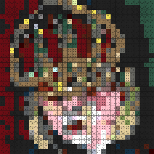 Custom Headache Buildable Brick Art
