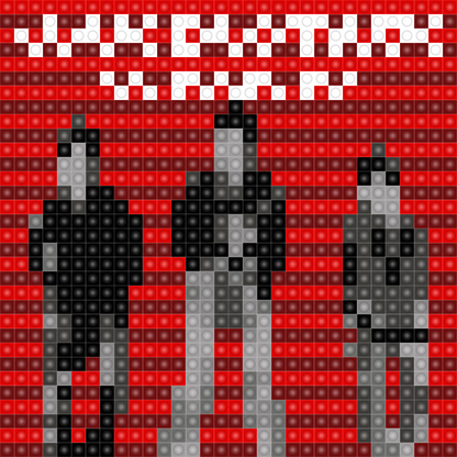 Custom It's About Time Buildable Brick Art