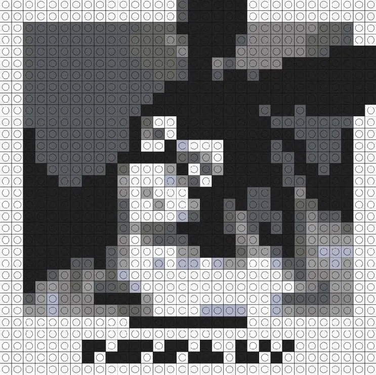 Custom Dangerous Woman Buildable Brick Art