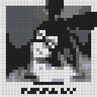 Custom Dangerous Woman Buildable Brick Art