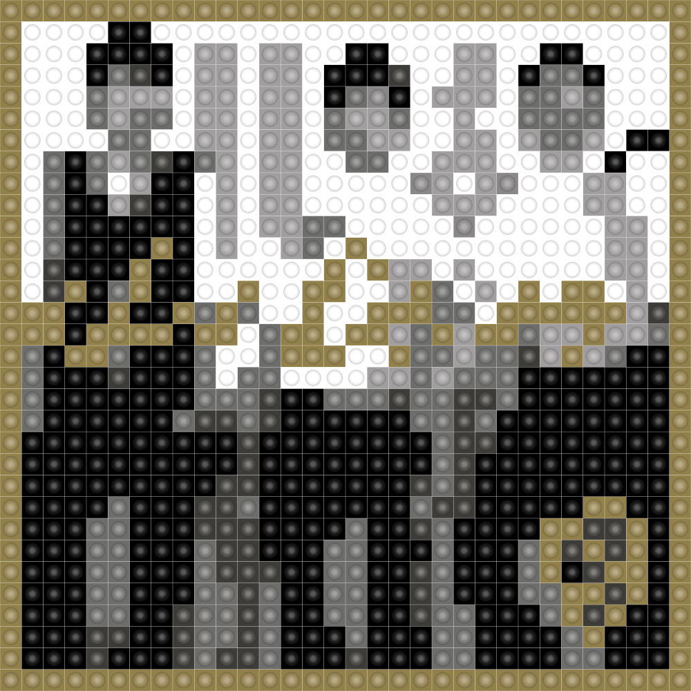 Custom Jonas Brothers Buildable Brick Art